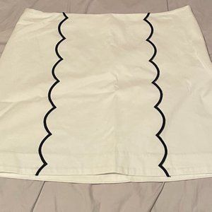 Crown & Ivy  White Skirt